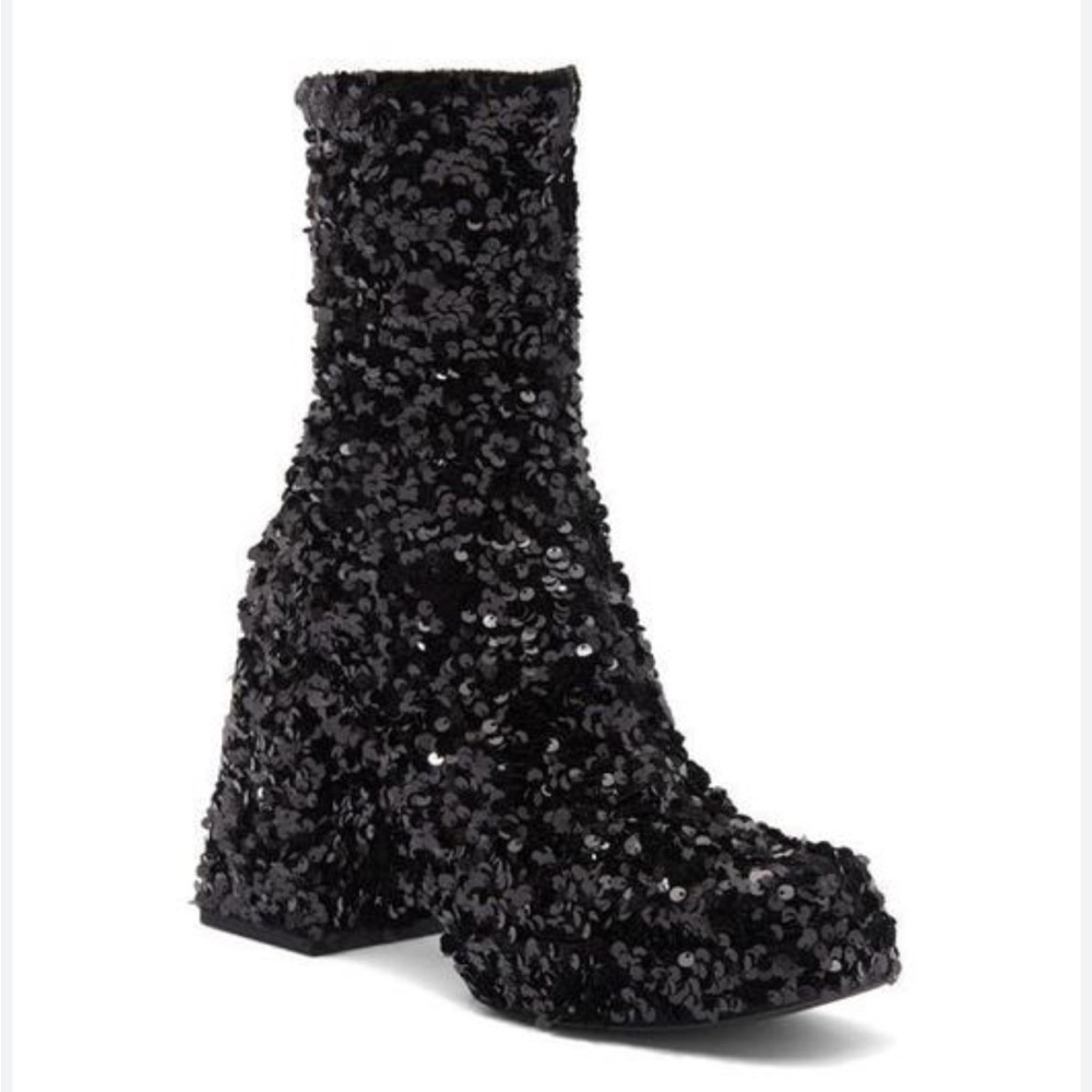 Abound Sequin Platform Boots New